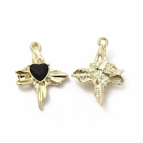 Glass Heart Pendants