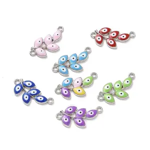 Evil Eye Alloy Enamel Links Connectors