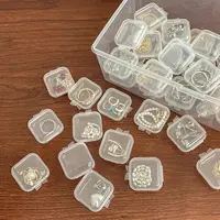 Mini Transparent Plastic Beads Containers