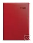 Týdenní diář 2026 Oskar Vivella A5 bordó