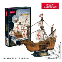 3D Loď Santa Maria - puzzle z kategorie 3D puzzle
