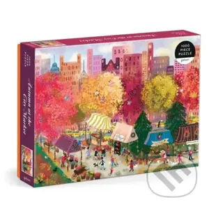 Podzim na Městském trhu - puzzle z kategorie Umělecké