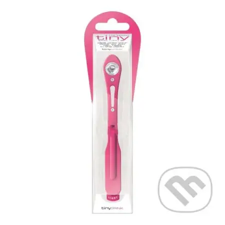 Lampička do knížky s LED úzká - růžová