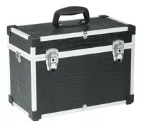 Profesionálny kadernícky a kozmetický kufor Sibel - čierny (0150481) + darček zadarmo