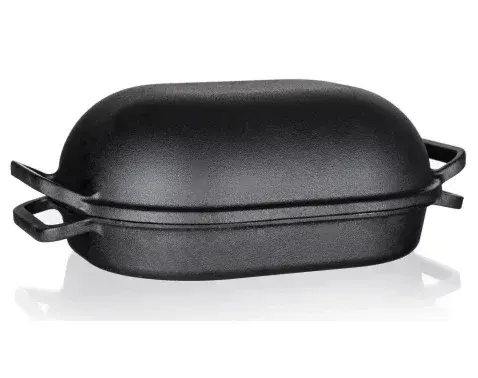 Pekáč s vekom Excellent 3 + 4 l, čierny liatinový%