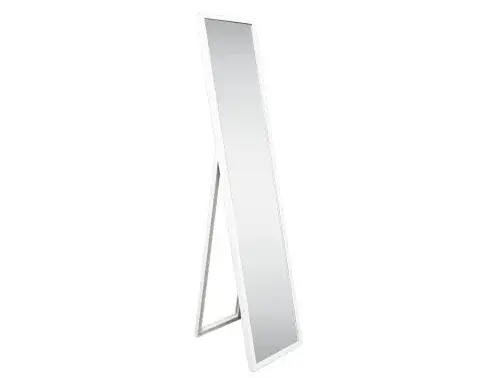 Stojacie zrkadlo Esra 30x150 cm, biele%