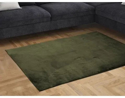 Koberec Plush 110x160 cm, zelený%
