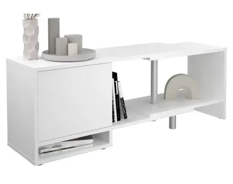 Flexibilný TV stolík Flex 2, biely%