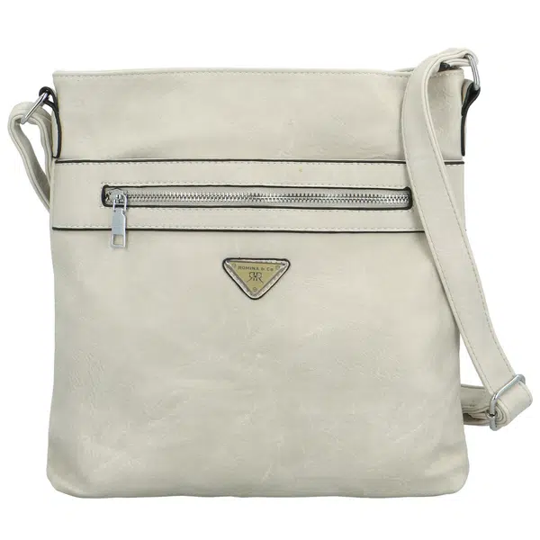 Dámska crossbody kabelka svetlo šedá - Romina & Co Bags Tomai