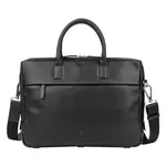 Pánska kožená taška na notebook Sparwell Support - čierna
