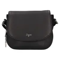 Dámska kožený kabelka Lagen Bruna - čierna