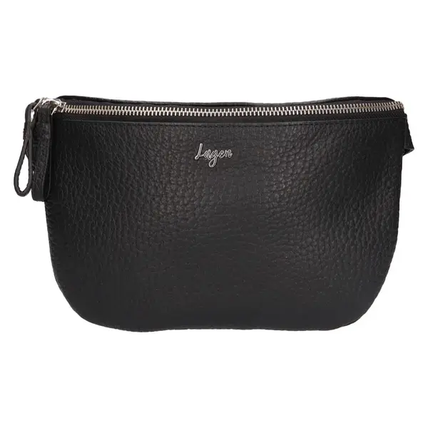 Dámska kožená ľadvinka Lagen Celesta - čierna