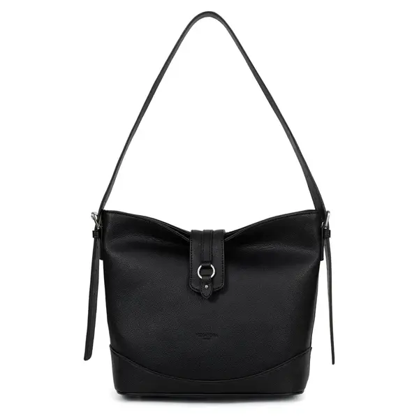 Dámska kabelka cez rameno Hexagona Faustine - čierna