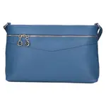 Dámská kožená crossbody kabelka Italia Benea - modrá