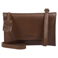 Dámská crossbody kožená kabelka Burkely Holles - hnědá