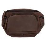 Pánská kožená ledvinka Greenwood Terras - tmavě hnědá