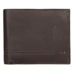 Kožená pánská peněženka Lerros Kloss - tmavě hnědá