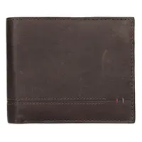 Kožená pánská peněženka Lerros Kloss - tmavě hnědá