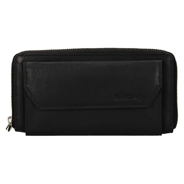 Dámská kožená peněženka SendiDesign Julie - černá