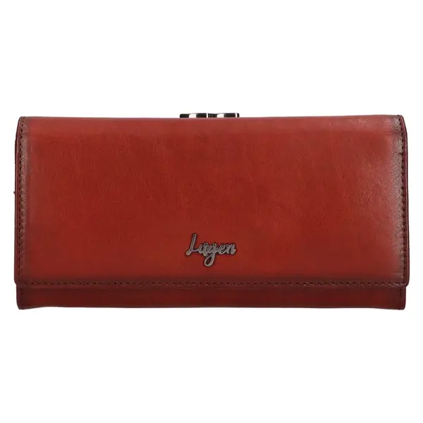 Dámská kožená peněženka Lagen Synne - koňak