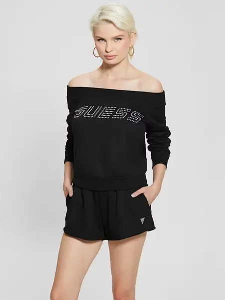 Guess skylar off shoulder sweatshirt s