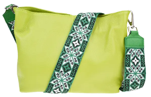 NovaKabelka.cz Batilda Verde Segnale s přídavným popruhem V