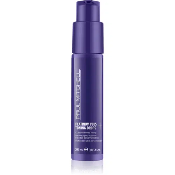Paul Mitchell Platinum Plus Toning Drops pigmentové kapky pro zesvětlené, melírované studené blond vlasy 25 ml