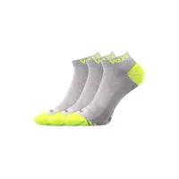 VoXX 3PACK ponožky bambusové světle šedé (Bojar) XL