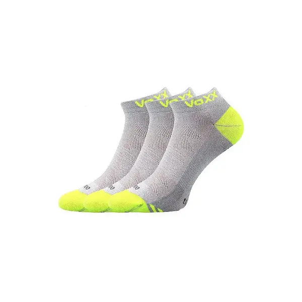 VoXX 3PACK ponožky bambusové světle šedé (Bojar) XL