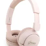 Bezdrátová sluchátka Guess růžová barva