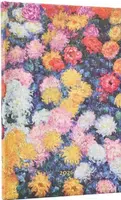 Diář Paperblanks 2026,Monet’s Chrysanthemums - 12M, Maxi, vertikální