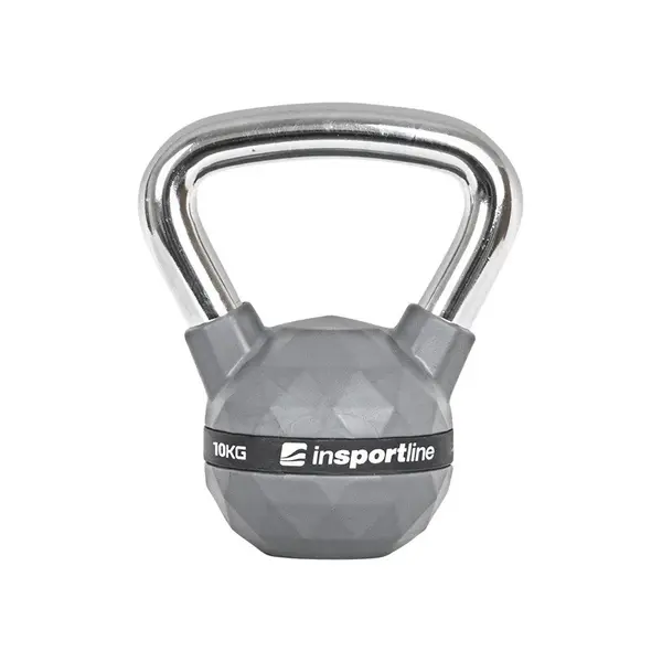 inSPORTline Pogumovaná činka  Ketlebel PU 10kg
