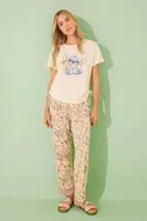 Bavlněné pyžamo women'secret LILO & STITCH