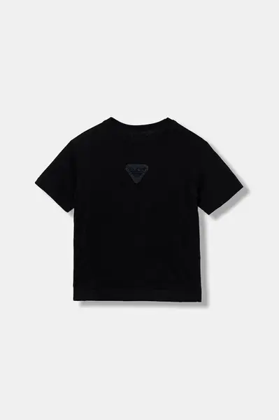 Dětské bavlněné tričko Emporio Armani