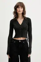 Kardigan Guess Originals dámský, černá barva, W5YR42 Z2YJ2