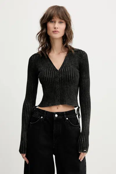 Kardigan Guess Originals dámský, černá barva, W5YR42 Z2YJ2