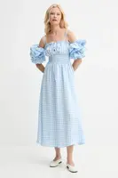 Lněné šaty The Sleeper