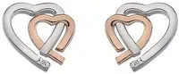 Hot Diamonds Dámské bicolor náušnice Hot Diamonds Love DE532