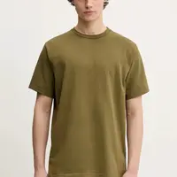 Bavlněné tričko American Vintage pánské, zelená barva, MFIZ25BE25