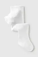 Kojenecké punčocháče Mayoral Newborn bílá barva, 9913