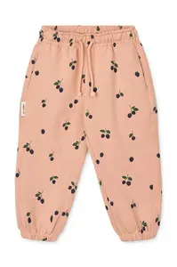 Liewood Dětské bavlněné tepláky Liewood Arlo Printed Sweatpants