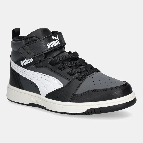 Dětské tenisky Puma Rebound V6 Mid AC+ PS červená barva