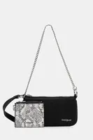 Kabelka Desigual DELTA LEDA černá barva, 25WAYP22