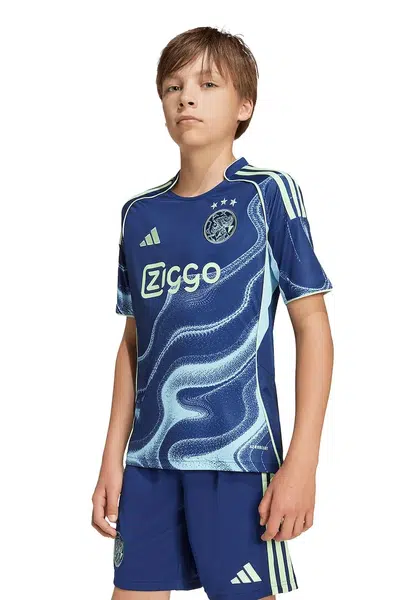 Dětské tričko adidas Performance AJAX tmavomodrá barva, JI7218