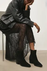 Semišové kotníkové boty Answear.LAB