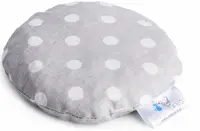 BocioLand Malý nahřívací polštářek s třešňovými pecičkami, termofor - Puntíky v šedé