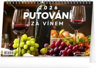 Stolní kalendář Putování za vínem 2026
