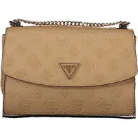 GUESS JEANS WOMEN&#39;S BAG BEIGE