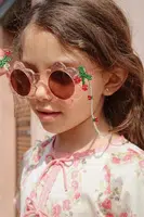 Dětské sluneční brýle Konges Sløjd SUNGLASSES JUNIOR FLOWER růžová barva, KS102799