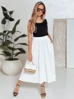 Spódnica CISTAL biała Dstreet